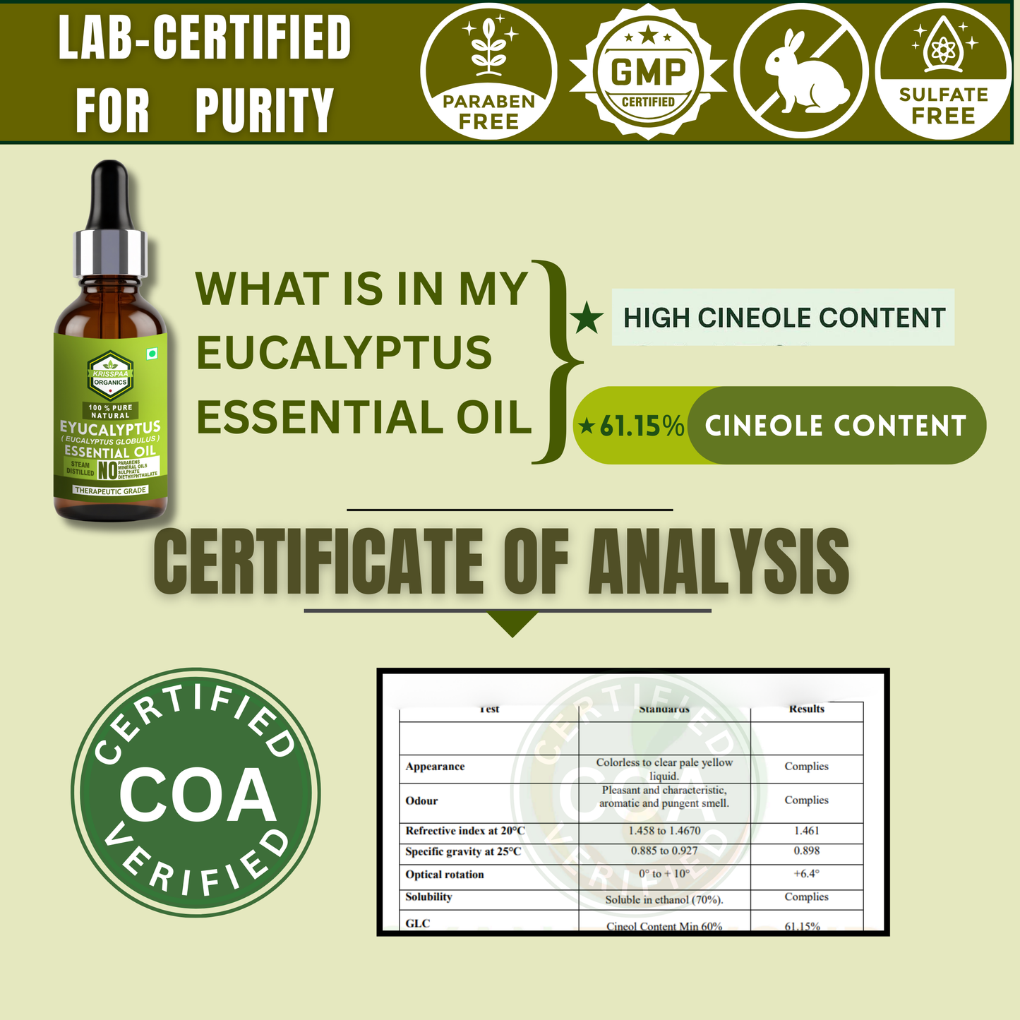 krisspaa organics eucalyptus (15 ml)