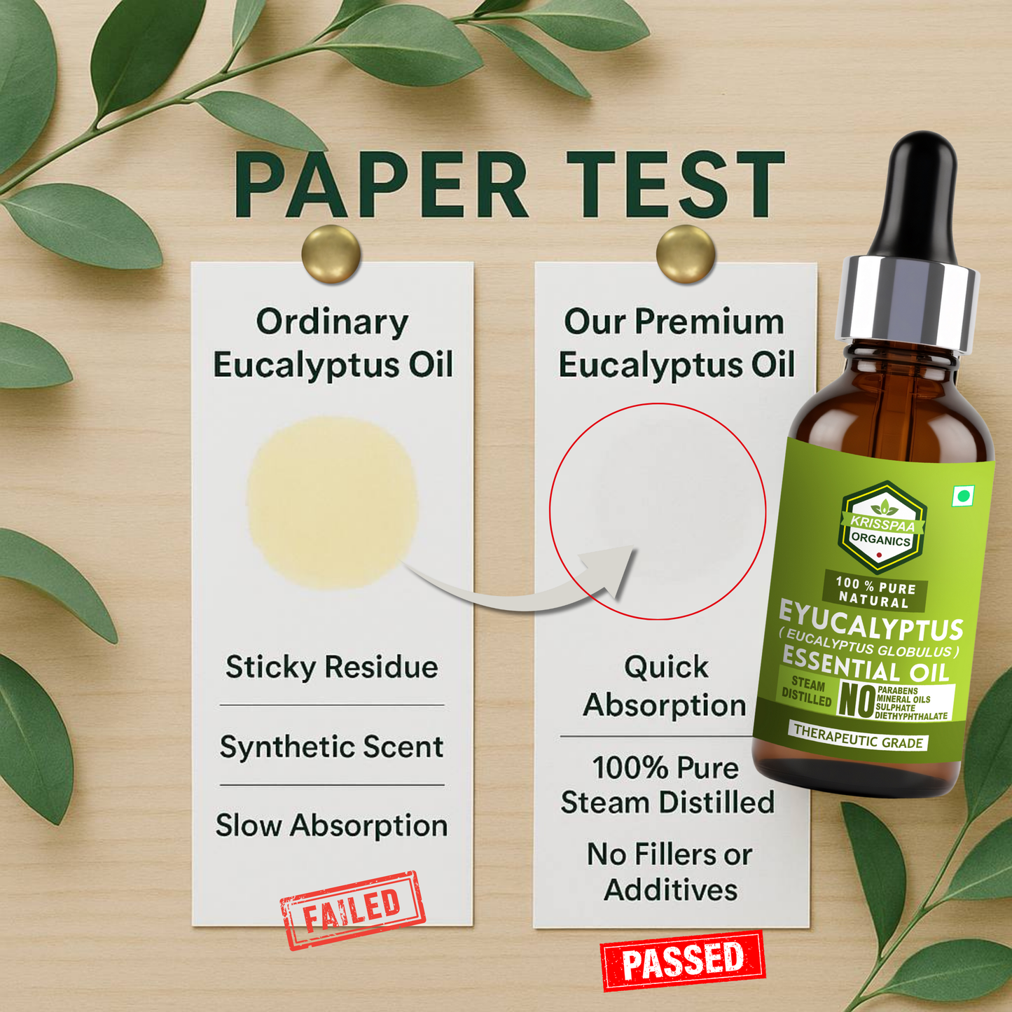 krisspaa organics eucalyptus (15 ml)