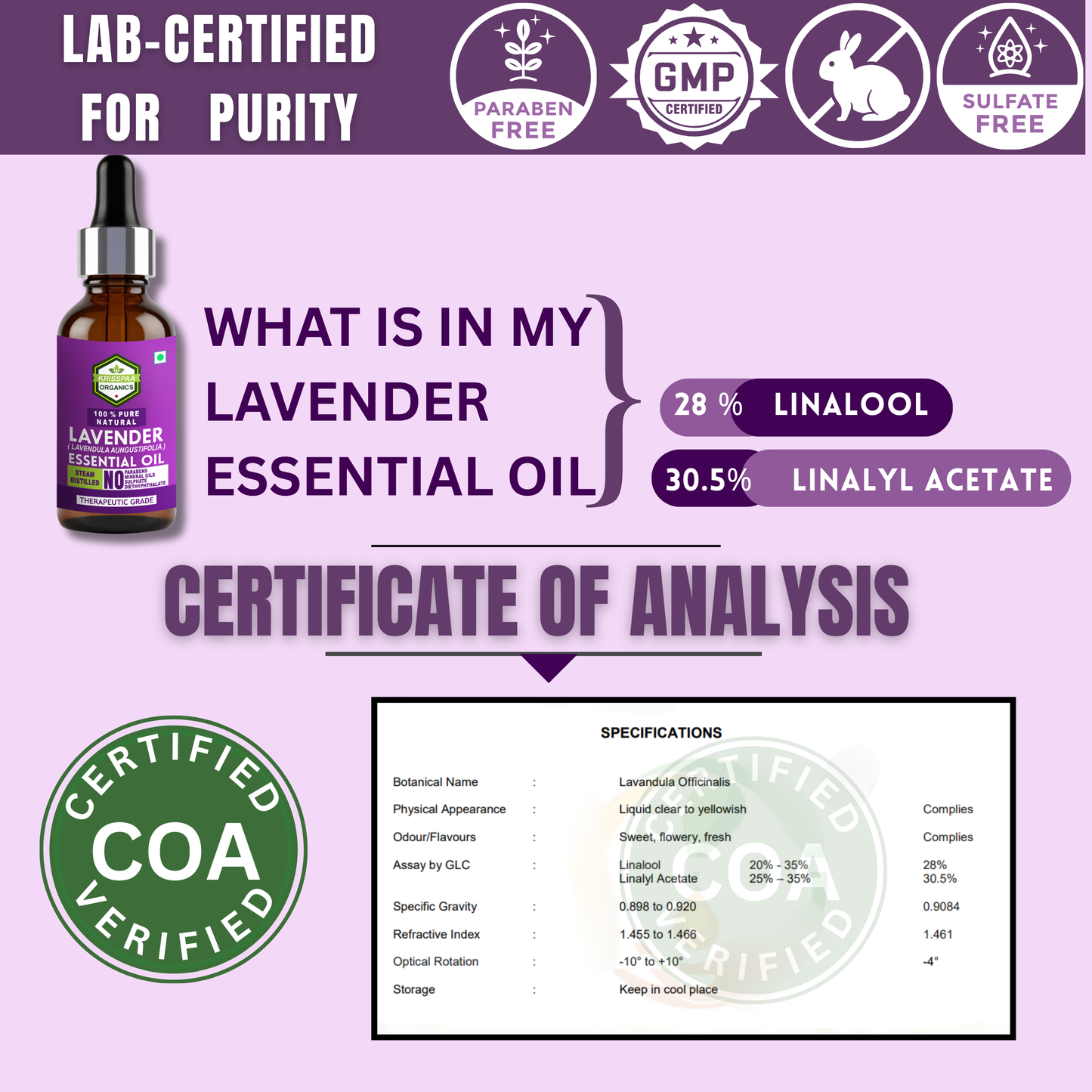 krisspaa organics Lavender (15 ml)